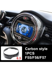 Modified Style Carbon Fiber Car Interior Stickers For Mini One Cooper S JCW Clubman F54 F55 F56 F57 F60 Countryman Accessories