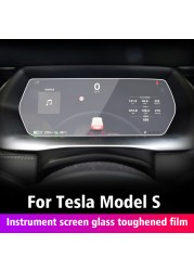 Car Windshield Tempered Film for Tesla Model 3 Model Y Center Control Touch Navigation Screen Protector Decoration Accessories