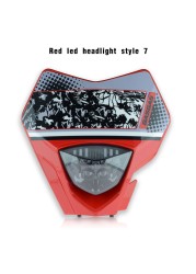 MCHMFG LED Crystal Motorcycle Headlight Headlight For Gasgas 2021-2023 EC 2021 2022 2023 Enduro Motorcycle