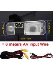 4 8 12 LED Car Night Vision HD Backup Waterproof Camera Rear View Camera For Kia K2 Rio 3 UB Pride Sedan 2010-2016 Accessories