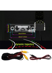 Car Rear View Camera Bracket License Plate Lights Housing For VW Golf MK4 Jetta MK5 Sedan Wagon Passat B5.5 Skoda Superb MK1