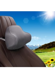 Car Neck Pillow Neck Pillow Lumbar Support Back Cushion Set Erognomic Design Fit Muscle Pain/Stress Relief for Car Seat