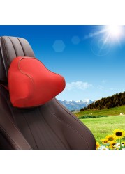 Car Neck Pillow Neck Pillow Lumbar Support Back Cushion Set Erognomic Design Fit Muscle Pain/Stress Relief for Car Seat