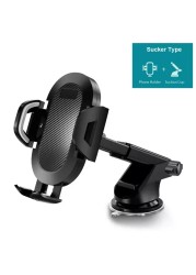 Car Phone Mount Long Arm Suction Cup Sucker Car Phone Holder Mobile Cell Holder Support for iPhone Huawei Xiaomi Redmi Samsung