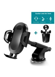 Car Phone Mount Long Arm Suction Cup Sucker Car Phone Holder Mobile Cell Holder Support for iPhone Huawei Xiaomi Redmi Samsung