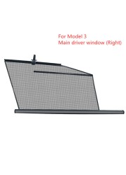 Side Window Sunshade For Tesla Model 3/Y Sunshade Car Curtain Heat Insulation Mesh Sun Visor Summer Protection Accessories