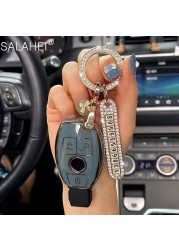 حافظة مفاتيح سيارة ماسية من البولي يوريثان لبنز 2017 E Class W213 2018 S class Benz W245 W204 W205 W210 W212 W221 W222 CLK ملحقات