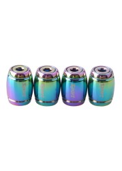 4psc Bullet Shell Universal Car Wheel Tire Valve Caps,Rim Tire Stem Covers,Aluminum Alloy Car Styling Parts Accessories