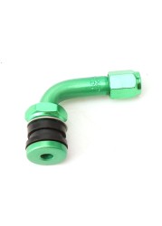 1PC Alloy Rubber Straight Valve/Curve Tubeless Tire Valve Bicycle Auto Parts Tire Valve Accessories 5 Colors