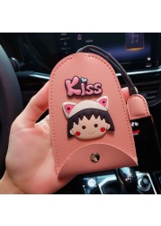 Large new cute creative auto products home car key key cover key chain pendant car key car accessories coin purse gift