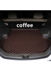 Cengair Car Trunk Mat All Weather Tail Boot Luggage Pad Carpet High Side Cargo Liner For Volkswagen VW Scirocco 2009 2010-2016