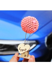 Flying House Balloon Car Decoration Center Console Interior Decor Home Party Desktop Ornaments Birthday Cake Decoration