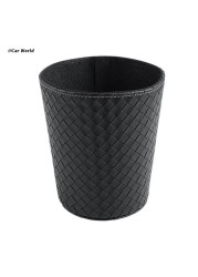 6XDB Nordic Car Organizer Simple Ig Storage Box Waste Bin Car Interior Accessories