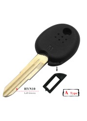 jingyuqin Blank Car Key Transponder Shell For Hyundai Accent Sonata NF Elantra Accent Coupe Getz H-1 Lavita Tiburontuxon Verna