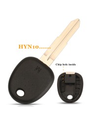 jingyuqin Blank Car Key Transponder Shell For Hyundai Accent Sonata NF Elantra Accent Coupe Getz H-1 Lavita Tiburontuxon Verna