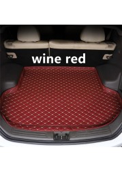 Sengayer Car Trunk Mat All Weather Auto Tail Boot Luggage Pad Carpet High Side Cargo Liner Fit For Ford Fiesta 2009 2010 11-2016