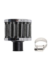 Easy Install Ventilation Car Scooter 12mm Stable Connection Universal Aluminum Alloy Small Mushroom Head Air Intake Filter