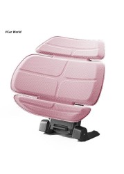 6XDB Auto Seat Back Office Support Memory Foam Lumbar Support Waist Support With Adjustable Straps
