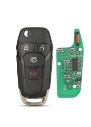 Kootri N5F-A08TAA Folding Remote Smart Car Key for Ford Escort Fusion Transit F150 F250 ID49 PCF7945P Chip 315MHZ 2/3/4 Buttons