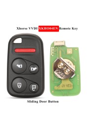 jingyuqin xvu03en xkh04en Wire VVDI Universal Remote Key Fob Remote Start & Trunk/Sliding Door Button for Honda Styling Keys