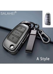 New Fashion Zinc Alloy and Leather Car Key Case Cover for Audi A3 A4 A5 C5 C6 8L 8P B6 B7 B8 C6 RS3 RS6 Q3 Q7 TT 8L 8V S6 S4 S3