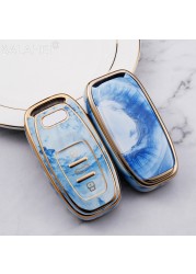 TPU Car Remote Key Case Shell Cover Fob For Audi A6 c6 A1 A3 A4 A5 A7 A8 Q3 Q5 Q7 S3 RS3 RS6 TT 8n Keycase Protection Accessories