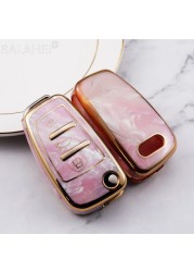 TPU Car Key Case Cover For Audi A3 A4 A4L B5 B6 B7 B8 B9 A5 A6 A6L C5 C6 Q3 Q5 Q7 S5 S7 RS3 TT Car Key Shell Styling Protecor