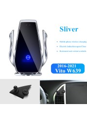 For Mercedes-Benz Car Phone Kickstand Holder Wireless Charger 360 Navigation Bracket Support GPS CLA CLS GLA GLB GLC GLE GLS Vito