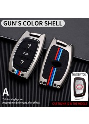 Car Key Case For Hyundai Tucson Sonata Elantra ix25 i10 ix35 Mistra 2013-2022 Zinc Alloy Remote Key Cover Case Accessories