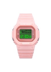 Children's electronic watch color luminous dial life waterproof multi-function electronic watch for boys and girls