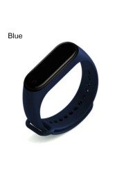 For Xiaomi Mi Band 4 3 Strap Replacement Wrist Straps Bracelets Silicone Watch Band For Xiaomi Mi Band Wristband Strap