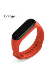 For Xiaomi Mi Band 4 3 Strap Replacement Wrist Straps Bracelets Silicone Watch Band For Xiaomi Mi Band Wristband Strap