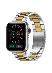 Metal Band for Apple Watch 7 45mm 41mm Band New Stainless Steel Bracelet Wristband for iWatch 6 5 4 3 2 SE 44mm 40mm 42mm Korea