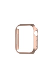 Hard PC Bumper Case Protective Frame [Without Screen Protector] Compatible with Apple Watch Series 7 45mm 41mm Accessories