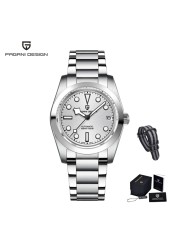 New PAGANI Design 36mm Snowflake Pointer Men Mechanical Wristwatch Luxury Sapphire Glass NH35 Movement Automatic Men's Watch