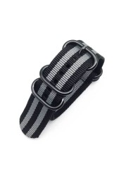 Heavy Duty Nylon Watch Straps 20mm 22mm 24mm NATO Strap Watch Strap Buckle 280mm NATO Watch Strap