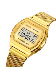 SKMEI Digital Movement Male Wristwatch Countdown Calendar Alarm LED Display Men Electronic Watch Relojes para hombre Montre