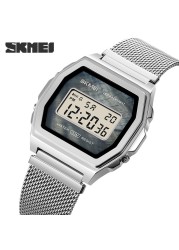 SKMEI Digital Movement Male Wristwatch Countdown Calendar Alarm LED Display Men Electronic Watch Relojes para hombre Montre