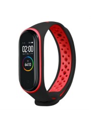 Breathable Strap For Xiaomi Mi Band 4 Silicone Wrist Strap Wristband Bracelet For Xiaomi MiBand 3 4 Miband Replacement Strap