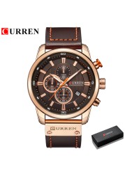 CURREN Fashion Date Quartz Men Watches Luxury Brand Male Chronograph Watch Sport Mens Wrist Watch Hodinky Relogio Masculino