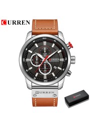 CURREN Fashion Date Quartz Men Watches Luxury Brand Male Chronograph Watch Sport Mens Wrist Watch Hodinky Relogio Masculino