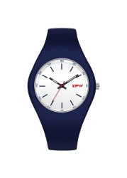 Full silicone ladies clock skin-friendly strap school girl elegant women dress accessories