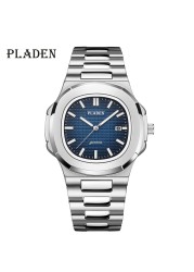 New Plain Men Watches Business Watch Full Steel Strap Fashion Design Military Sport Waterproof Watch Montre Homme