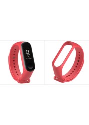 Sport Silicone Women Men Fashion MI Band 4 Strap For Xiaomi Miband 4 Watch Band Free Flim Screen Protector