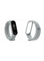 Sport Silicone Women Men Fashion MI Band 4 Strap For Xiaomi Miband 4 Watch Band Free Flim Screen Protector