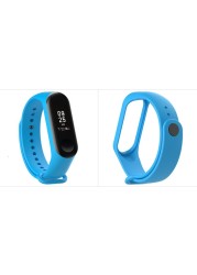 Sport Silicone Women Men Fashion MI Band 4 Strap For Xiaomi Miband 4 Watch Band Free Flim Screen Protector