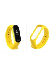 Sport Silicone Women Men Fashion MI Band 4 Strap For Xiaomi Miband 4 Watch Band Free Flim Screen Protector