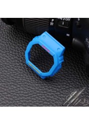 Watch Accessories Resin Strap 16mm For Casio G-SHOCK DW5600 5700 GW5035 5000 Transparent Silicone Men's And Women's Sports Band