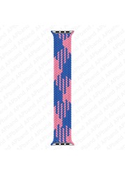 Braided Solo Loop For Apple Watch Band 45mm 41mm 44mm 40mm 42mm 38mm 1:1 Formal Nylon Bracelet iWatch Series 3 4 5 SE 6 7 Strap