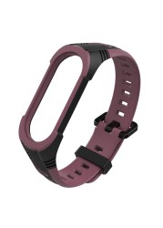 Replacement Strap for Xiaomi Mi Band 5 4 3 Breathable Strap on Mi Band4 Band3 Band5 Breathable Strap on Xiaomi Mi Band 3 4 5